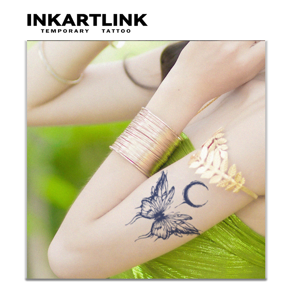 Black Butterfly Note Heartbeat Small Temporary Tattoo Finger - Temu